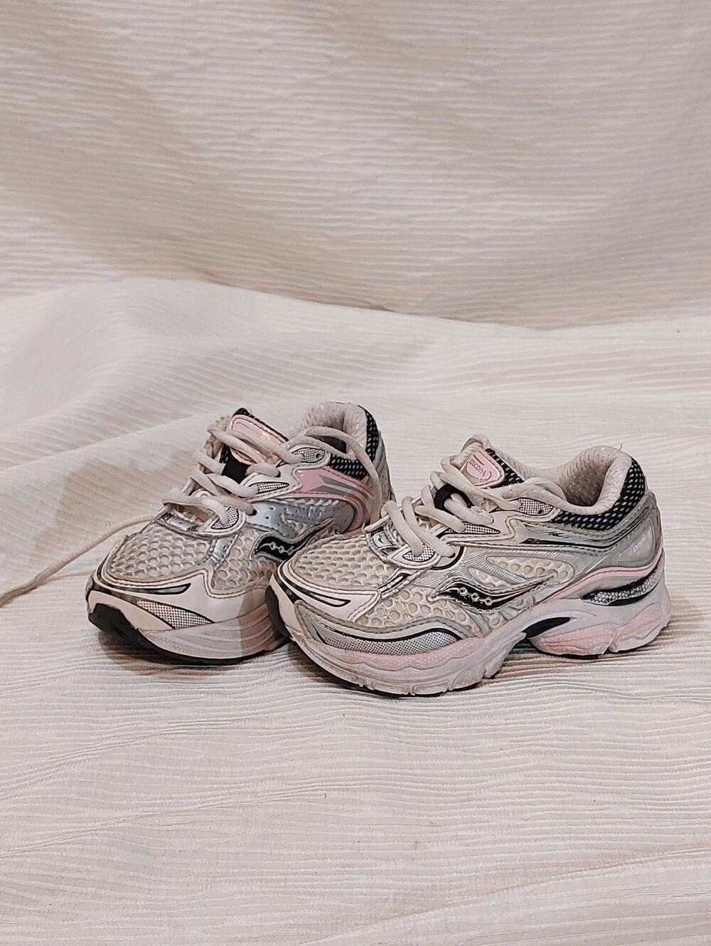 Saucony Kids Sneakers - Pink & Gray Size 8
